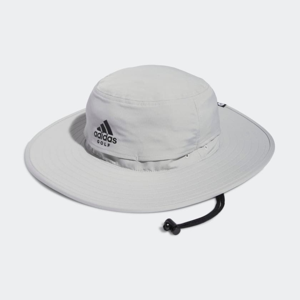 ADIDAS WIDE-BRIM GOLF SUN HAT | Color: Gray | Size S/M